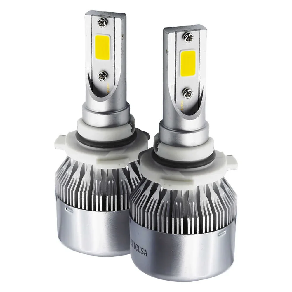 COB-2S LED Fog Light Bulbs 3000K Yellow/Amber (9005 9006 H10 H11) - Image 8