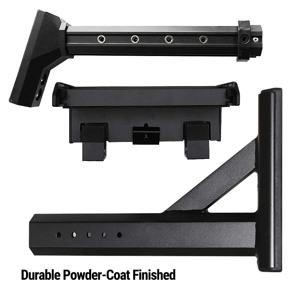 SYNETICUSA® Universal Aluminum Heavy Duty Adjustable Ladder Rack (Direct Bolt-on) - Image 8