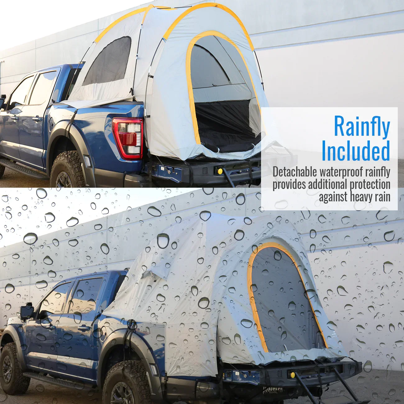 Full Size Pickup Bed Box Compact Outdoor Truck Tent Camping Tent for Pickup Truck - Image 4