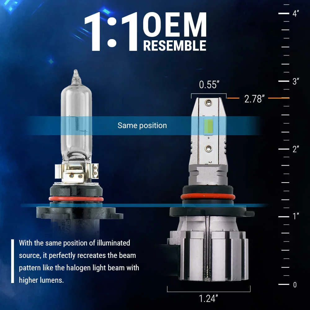 Triple Color LED Fog Light Yellow / White / Warm White (9005 9006 H11) - Image 3