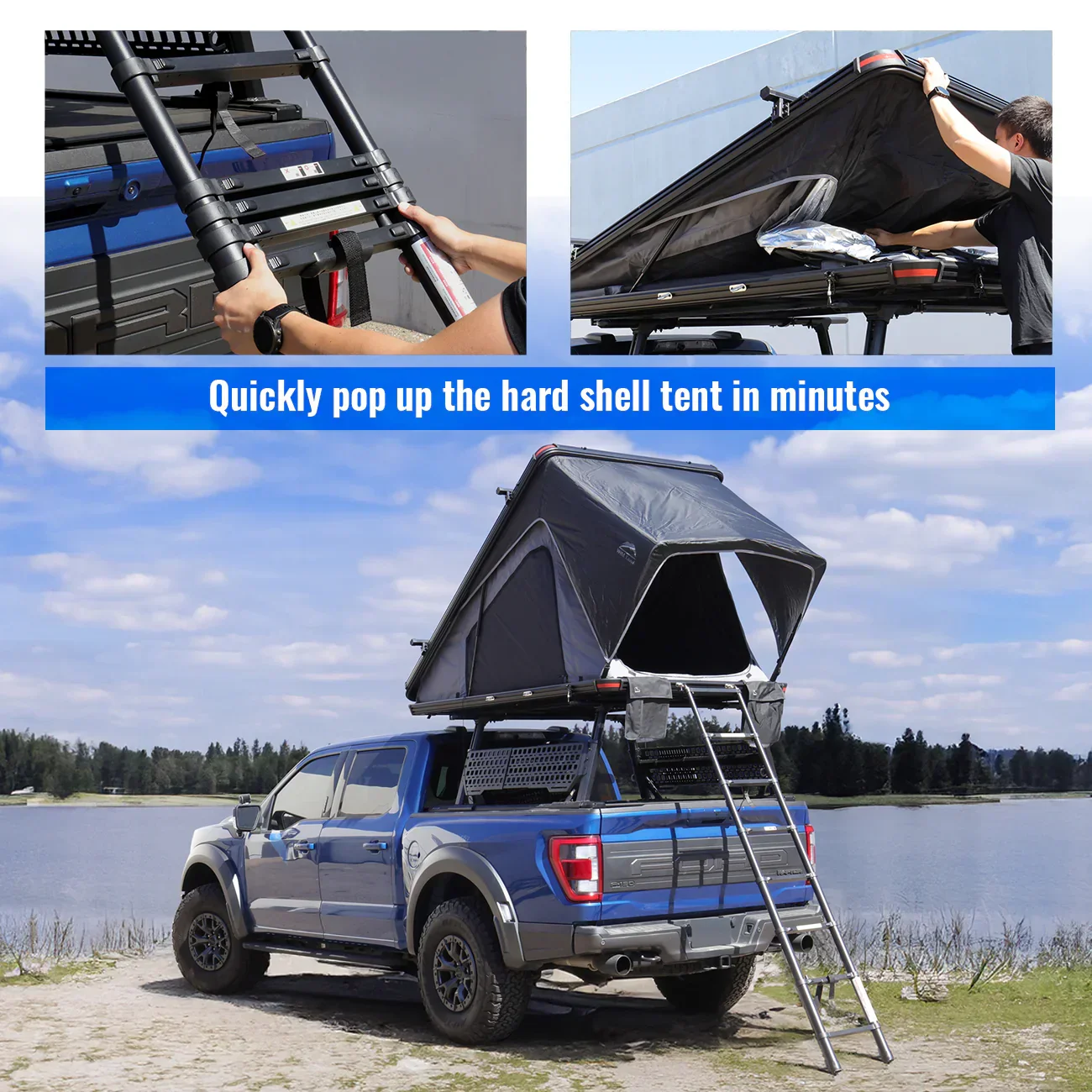 Wild Land Overland Roof Top Tent - Bush Cruiser Pro 140cm - Image 5