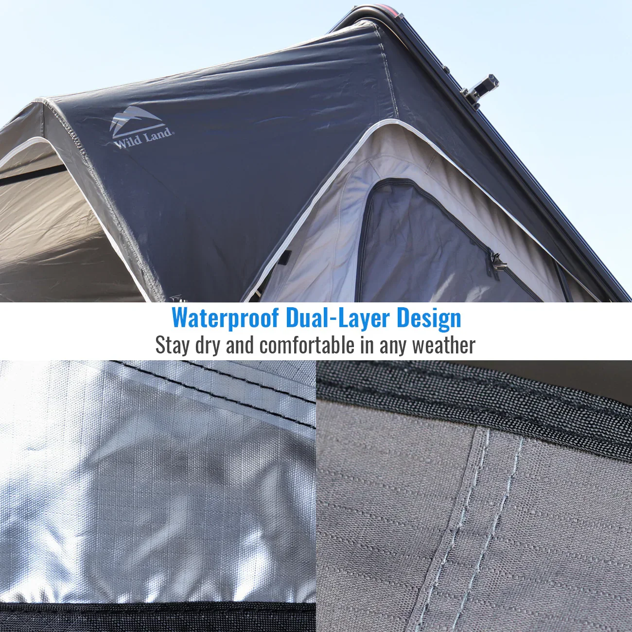 Wild Land Overland Roof Top Tent - Bush Cruiser Pro 140cm - Image 8