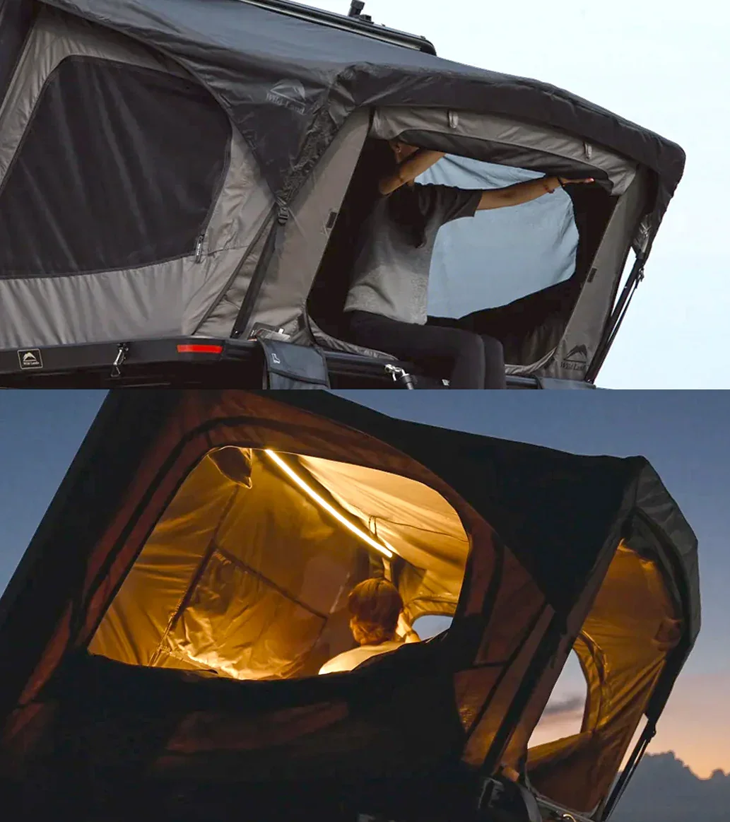 Wild Land Overland Roof Top Tent - Desert Cruiser Pro 140cm - Image 18