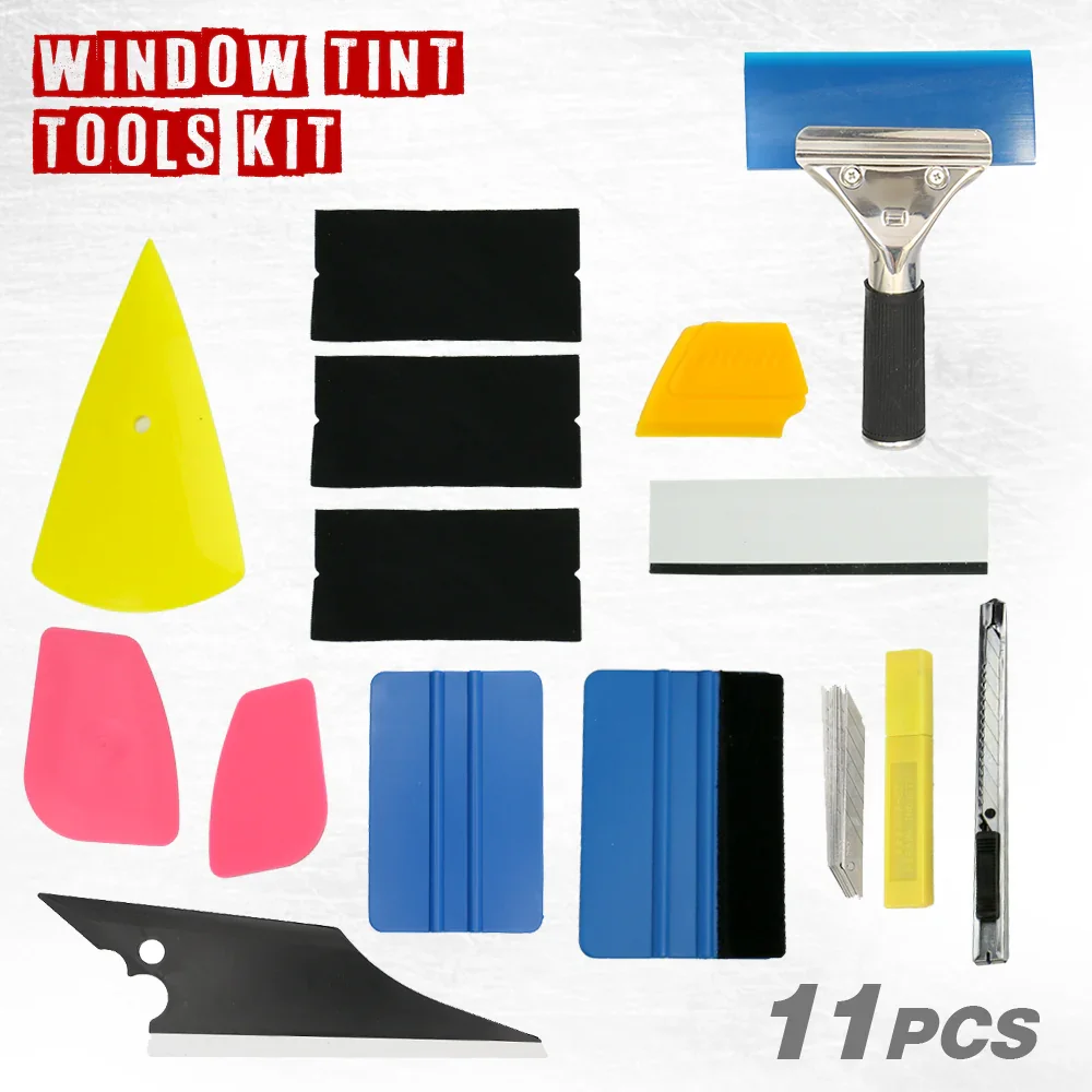 Window Tint Tools Kit Car Auto Film Tinting Scraper - Image 3