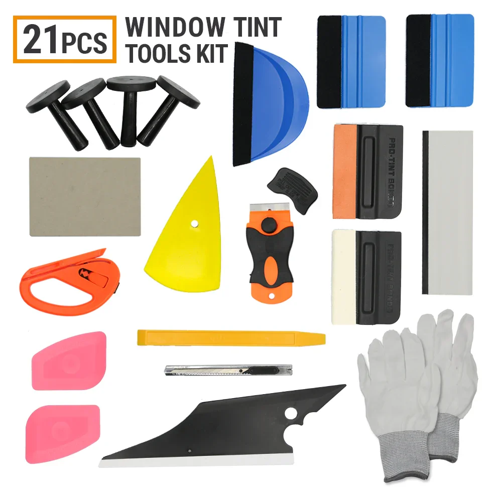 Window Tint Tools Kit Car Auto Film Tinting Scraper - Image 4