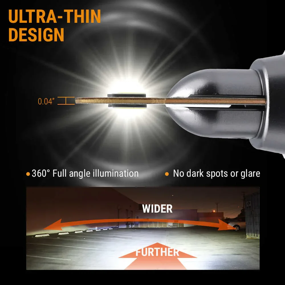 Z7 Series LED Fog Light Bulbs 6000K White (H11 9006 9005) - Image 3